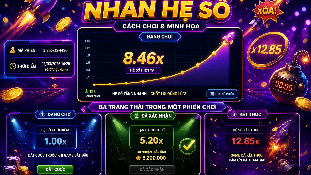 Hệ số tăng nhanh, lượt chơi chốt lúc nào trên Alo789?